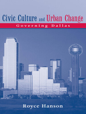 cover image of Civic Culture and Urban Change
